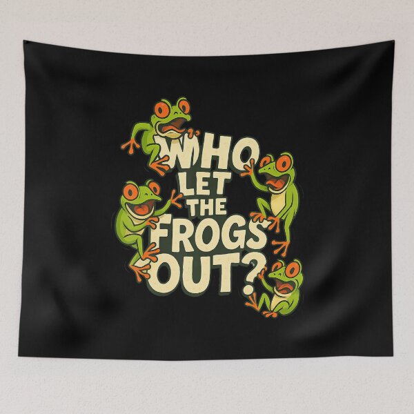 Item preview, Red-Eyed Tree Who Let The Frogs Out designed and sold by godreyimmzzg.