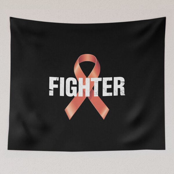 Item preview, Uterine Cancer Awareness Peach Ribbon Fighter designed and sold by RonnasJackson.