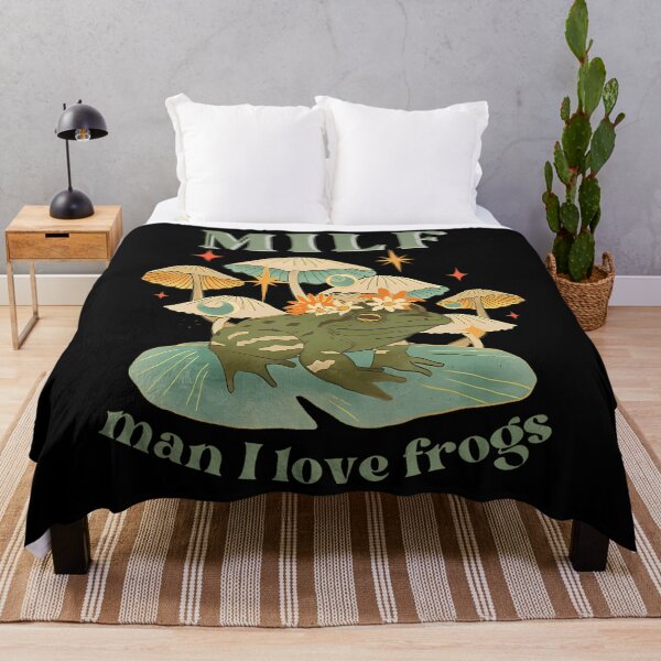 Item preview, MILF Man I Love Frogs Funny Frog Mushroom designed and sold by sapresalgan5.
