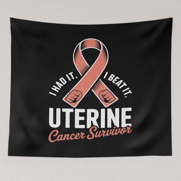 Item preview, Uterine Cancer Awareness Peach Ribbon designed and sold by RonnasJackson.