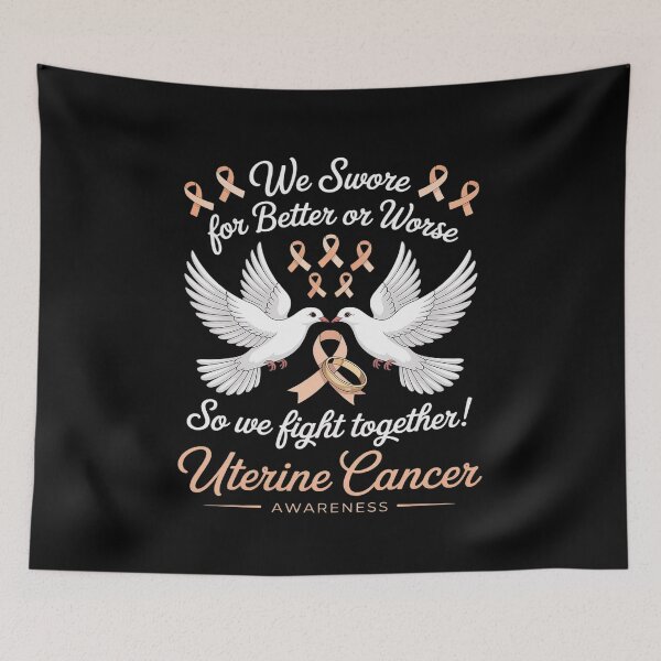 Item preview, Uterine Cancer Awareness Spouse Husband Wife Support designed and sold by RonnasJackson.