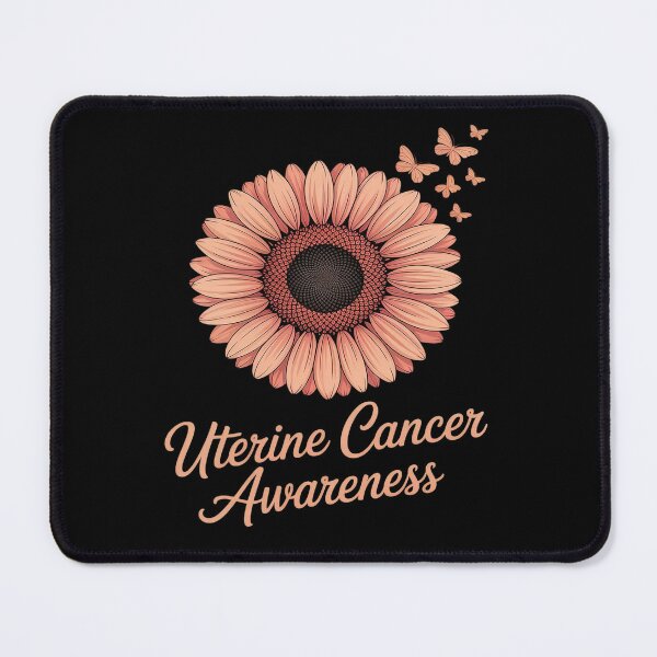Item preview, Uterine Cancer Awareness Sunflower Peachy designed and sold by RonnasJackson.