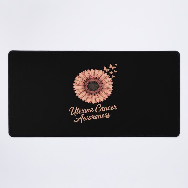 Item preview, Uterine Cancer Awareness Sunflower Peachy designed and sold by RonnasJackson.