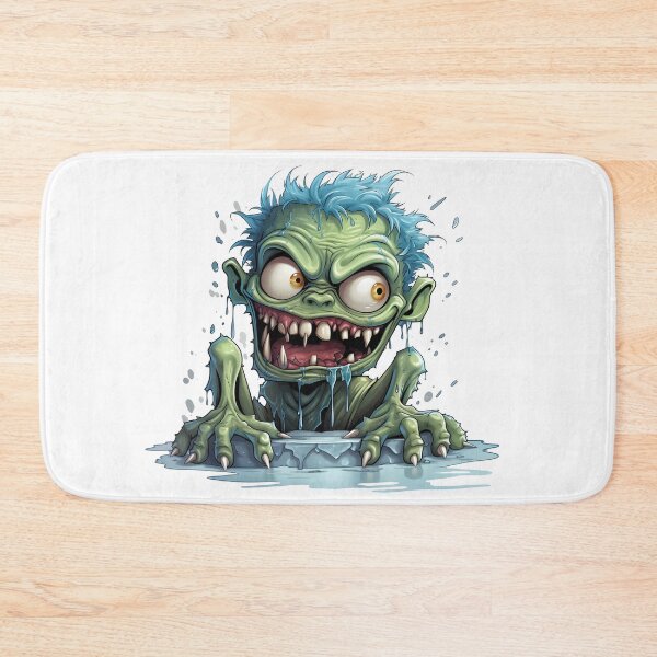 Item preview, Cute Zombie Monster Emerging From Slime designed and sold by LunaPixelStudio.