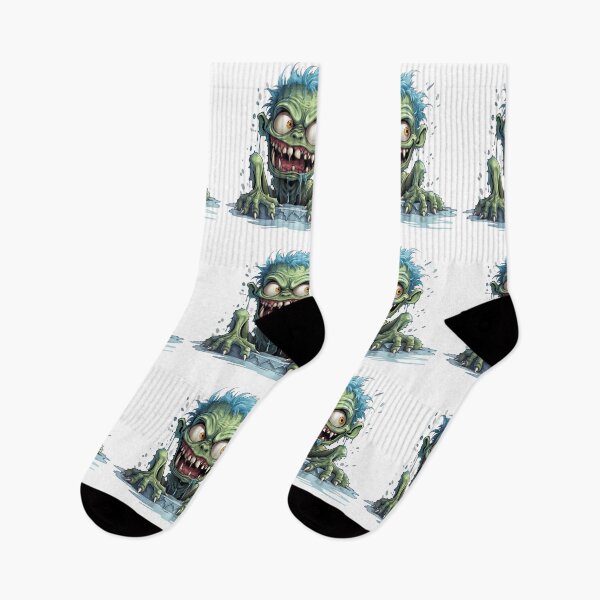 Item preview, Cute Zombie Monster Emerging From Slime designed and sold by LunaPixelStudio.