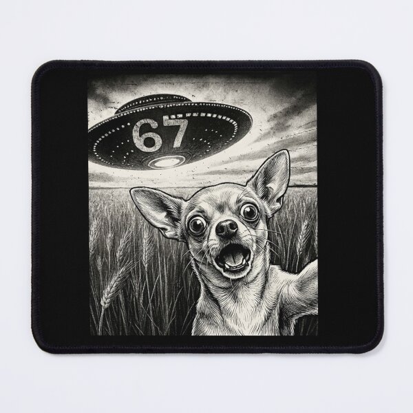 Item preview, 67 Six Seven Alien Encounter Chihuahua Selfie Tee designed and sold by LashondaGreen89.