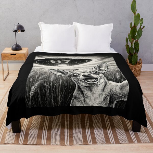 Item preview, 67 Six Seven Alien Encounter Chihuahua Selfie Tee designed and sold by LashondaGreen89.