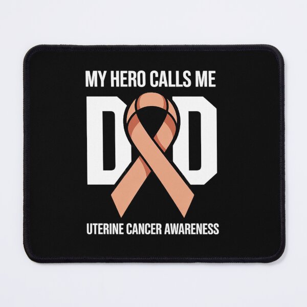 Item preview, Uterine Cancer Awareness Survivor Ribbon Men Dad designed and sold by RonnasJackson.