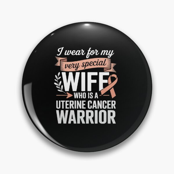 Item preview, Uterine Cancer Awareness TShirt Support Wife Walk Run Cure designed and sold by RonnasJackson.