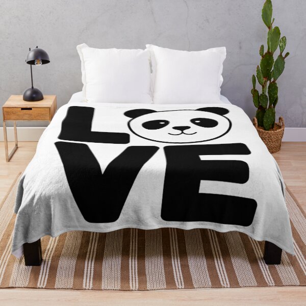 Item preview, LOVE Panda Cute Kawaii Minimalist designed and sold by EllenJast.