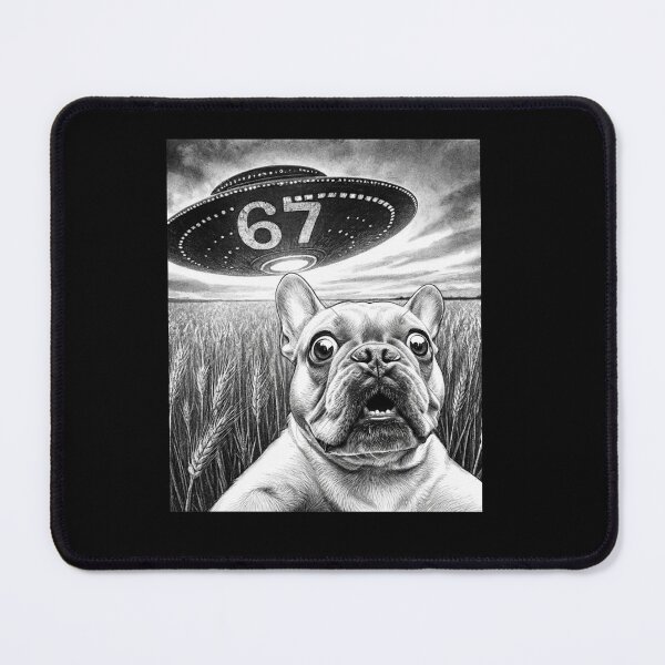 Item preview, UFO Dog Encounter Funny 67 Six Seven Sci-Fi Shirt designed and sold by LashondaGreen89.