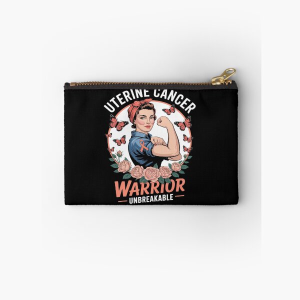 Item preview, Uterine Cancer Awareness Warrior Unbreakable Strong Woman designed and sold by RonnasJackson.