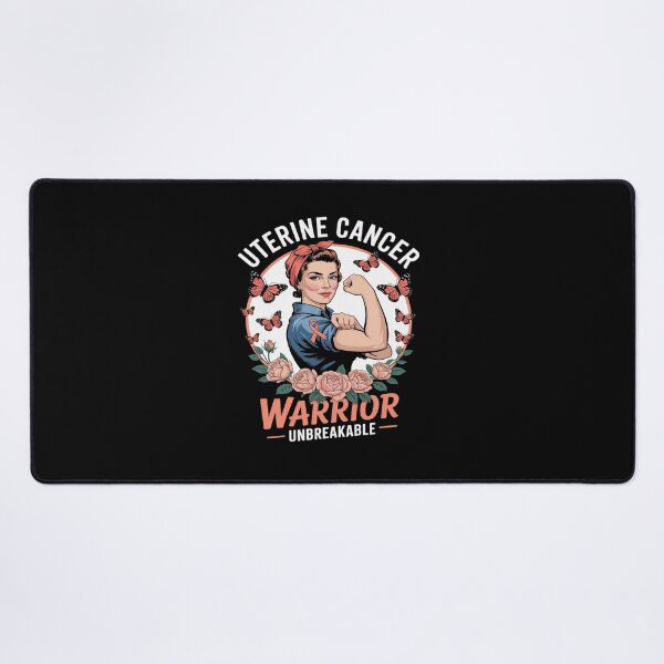 Item preview, Uterine Cancer Awareness Warrior Unbreakable Strong Woman designed and sold by RonnasJackson.