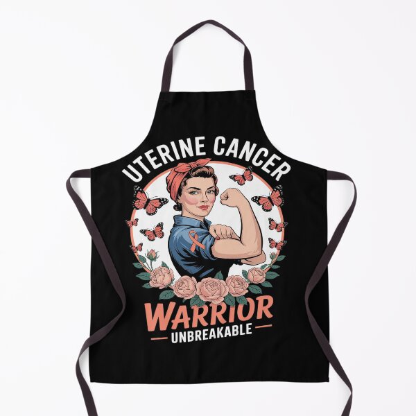 Item preview, Uterine Cancer Awareness Warrior Unbreakable Strong Woman designed and sold by RonnasJackson.