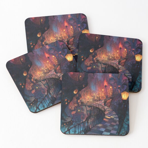 Item preview, Lanterns Along the Twisting Path designed and sold by ArgentoArt.