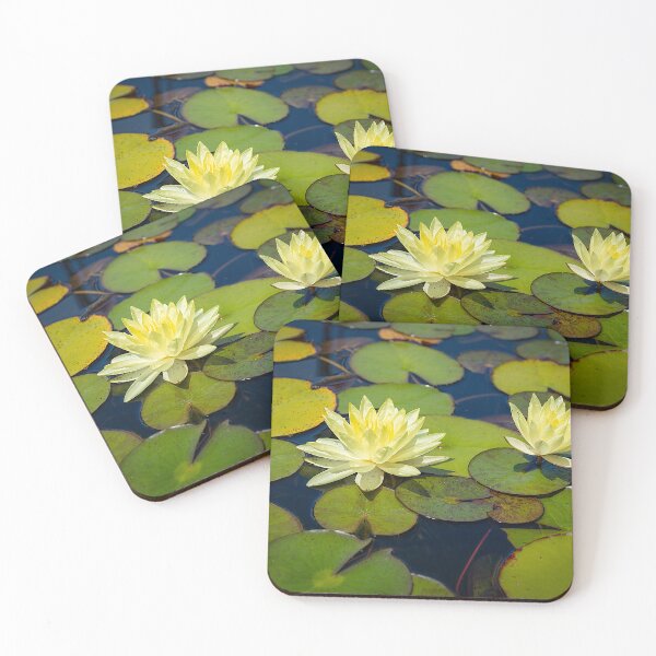 Item preview, Yellow Water Lilies designed and sold by WrightDesignsUS.