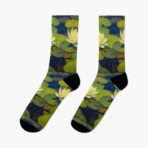 Item preview, Yellow Water Lilies designed and sold by WrightDesignsUS.