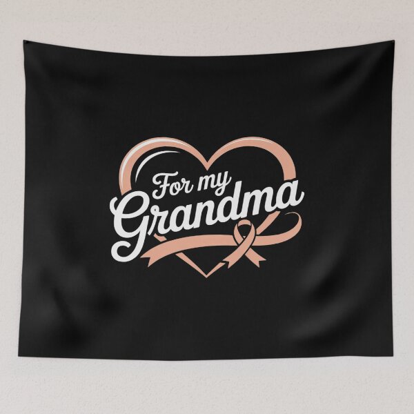 Item preview, Uterine Cancer Shirt For Grandma Ribbon Awareness designed and sold by RonnasJackson.