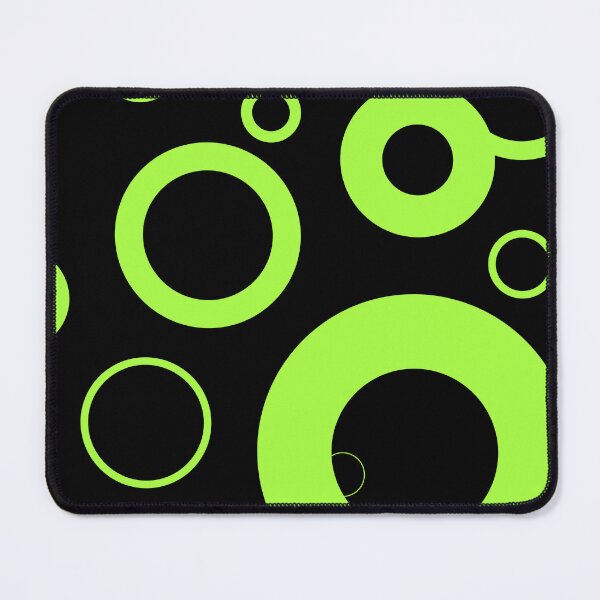 Item preview, Circle pattern | Green circles | Neon circle designed and sold by dfly-creations.
