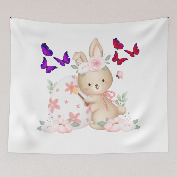 Item preview, bunny butterflys designed and sold by MYTHICAL ME.
