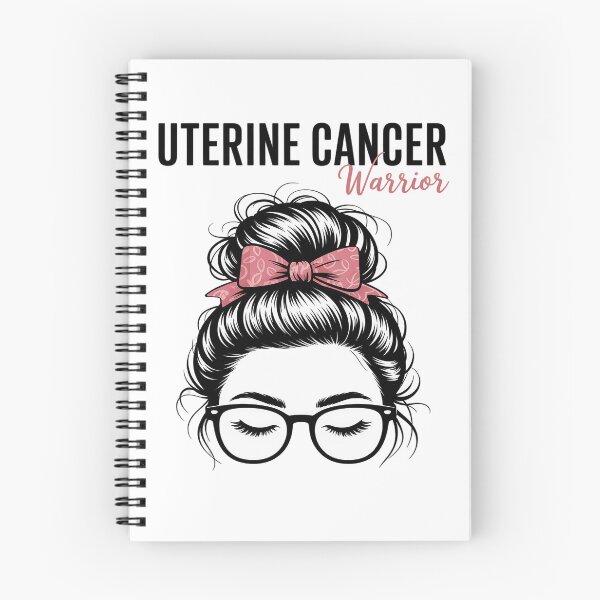 Item preview, Uterine Cancer Warrior Awareness Support Messy Bun for Women designed and sold by RonnasJackson.