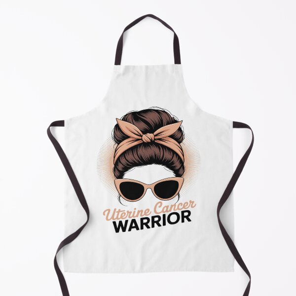 Item preview, Uterine Cancer Warrior Messy Endometrial Cancer Awareness designed and sold by RonnasJackson.