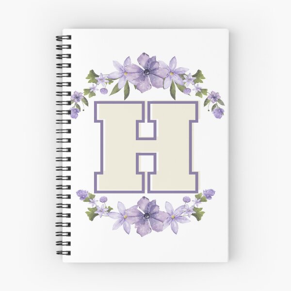 Item preview, Letter H Monogram with Flowers – Elegant Floral Initial Design designed and sold by OmikronStore.