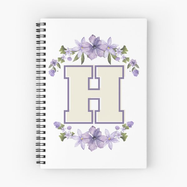 Item preview, Letter H Monogram with Flowers – Elegant Floral Initial Design designed and sold by OmikronStore.