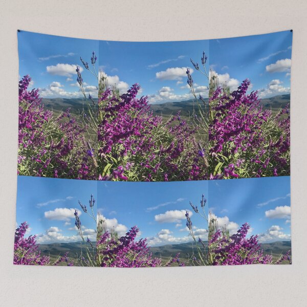 Item preview, Mountain Meadow with Purple Flowers designed and sold by TrisaThyme.