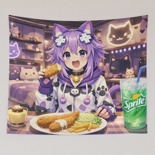 Item preview, Catnip Nep's Fish Dinner  designed and sold by Kitsune Merchant.