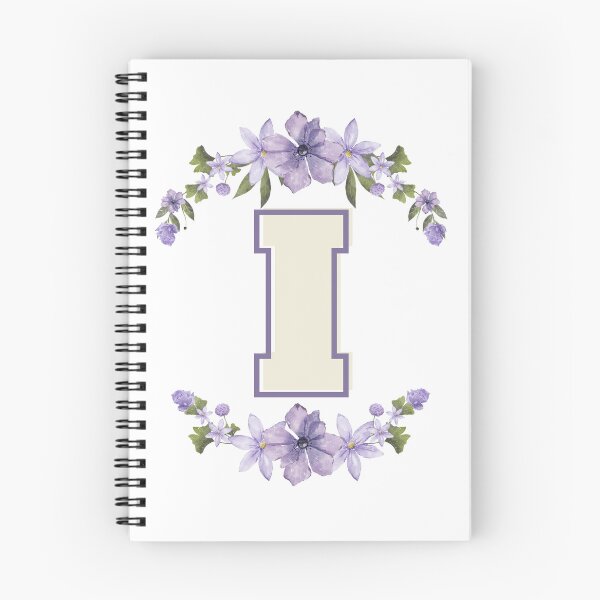 Item preview, Letter I Monogram with Flowers – Elegant Floral Initial Design designed and sold by OmikronStore.