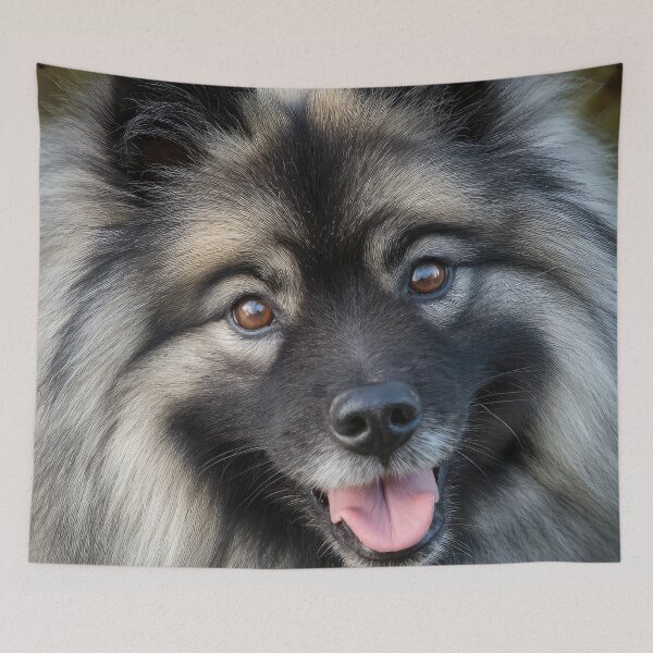 Item preview, Keeshond Close Up designed and sold by Elisabeth Lucas.