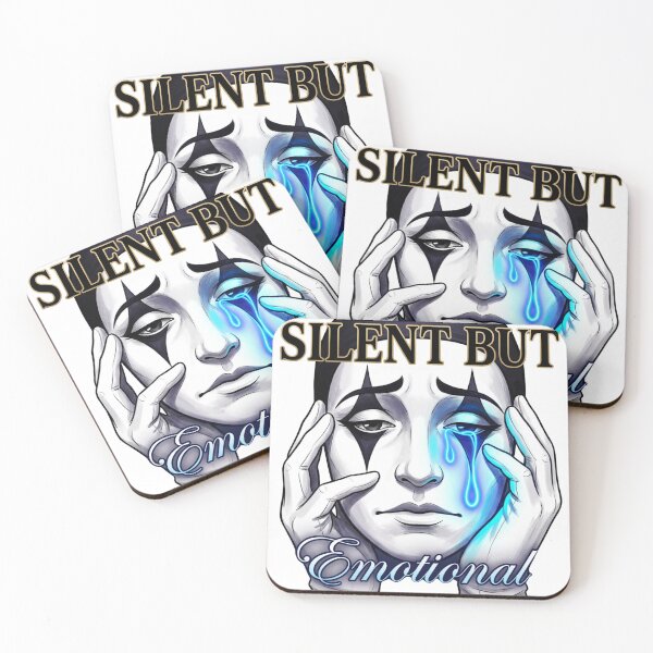 Item preview, Silent But Emotional Mime Artist Aesthetic Neon Tear Shirt designed and sold by HoruxDesign.