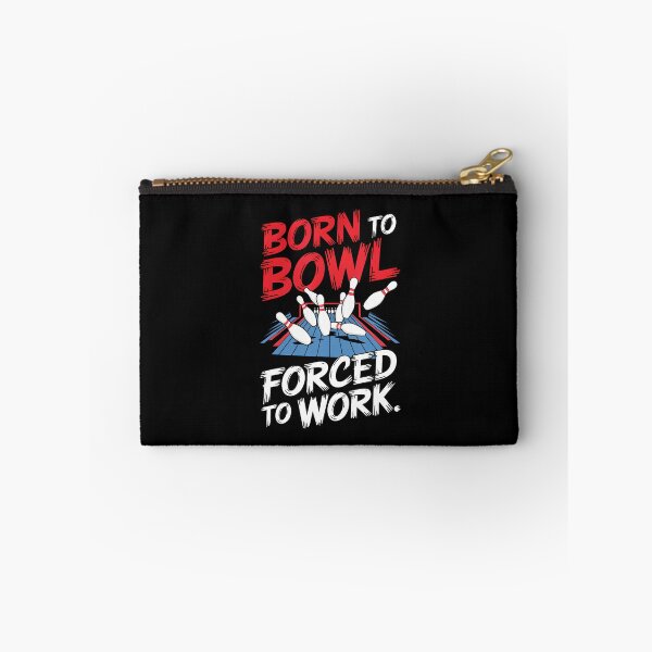 Item preview, Born To Bowl Forced To Work Funny Usa Bowling designed and sold by reeneregen.