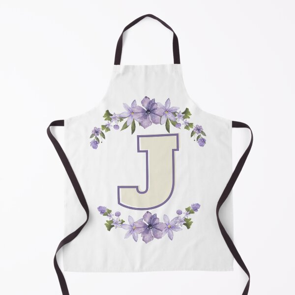 Item preview, Letter J Monogram with Flowers – Elegant Floral Initial Design designed and sold by OmikronStore.