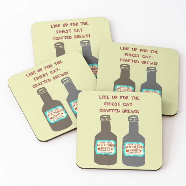 Item preview, Cat’s Pilsner Night – Neko no Hige Collection (Bottle Beer Label Style) designed and sold by nanaronnicoron.