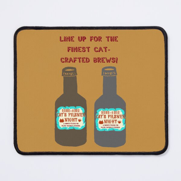 Item preview, Cat’s Pilsner Night – Neko no Hige Collection (Bottle Beer Label Style) designed and sold by nanaronnicoron.