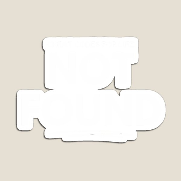 Item preview, Cheat Code For Life Not Found designed and sold by AileighKyser.