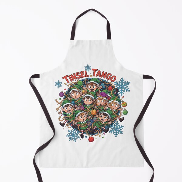 Item preview, Tinsel Tango Shirt – Funny Elf Christmas Holiday Design designed and sold by Prints in the Valley.