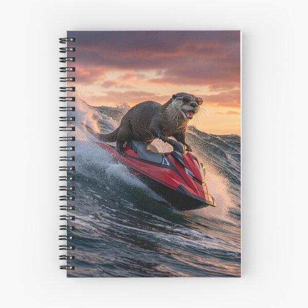 Item preview, Otter Rides the Waves designed and sold by Tridentulus.