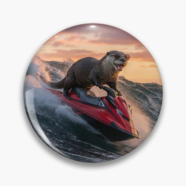 Item preview, Otter Rides the Waves designed and sold by Tridentulus.