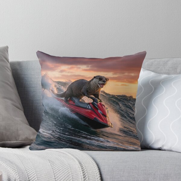 Item preview, Otter Rides the Waves designed and sold by Tridentulus.