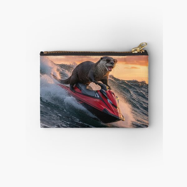Item preview, Otter Rides the Waves designed and sold by Tridentulus.