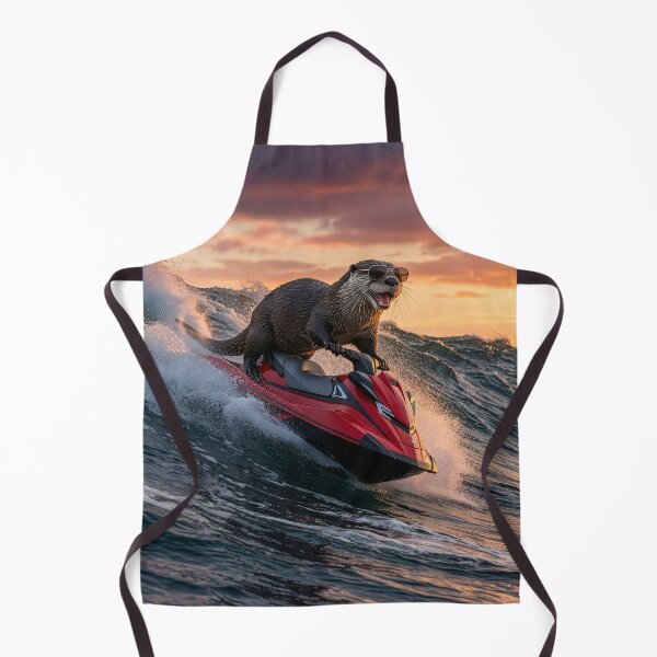 Item preview, Otter Rides the Waves designed and sold by Tridentulus.