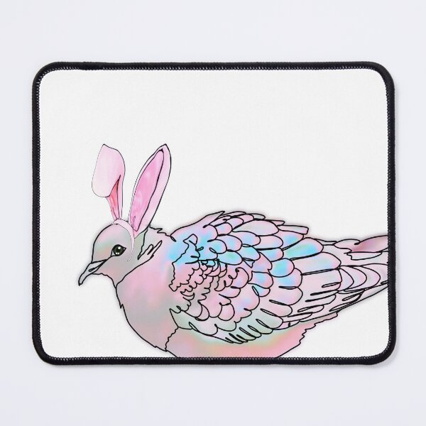 Item preview, Tina the Turtle Dove in bunny ears Hat - animalzinhats designed and sold by Ashley’sAnimalz.