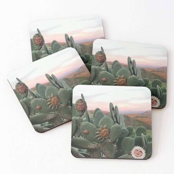 Item preview, Desert Cactus with Sun Faces designed and sold by TrisaThyme.