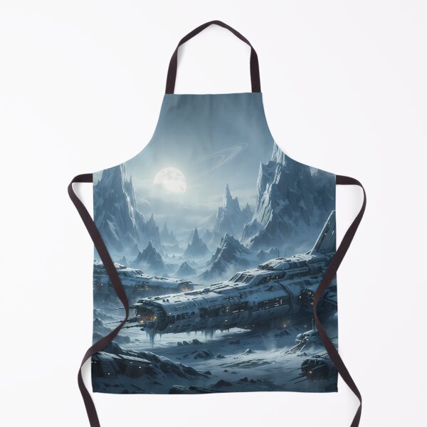 Item preview, The Glacial Graveyard: Fallen Giant on a Frozen World designed and sold by KYOFRAME.