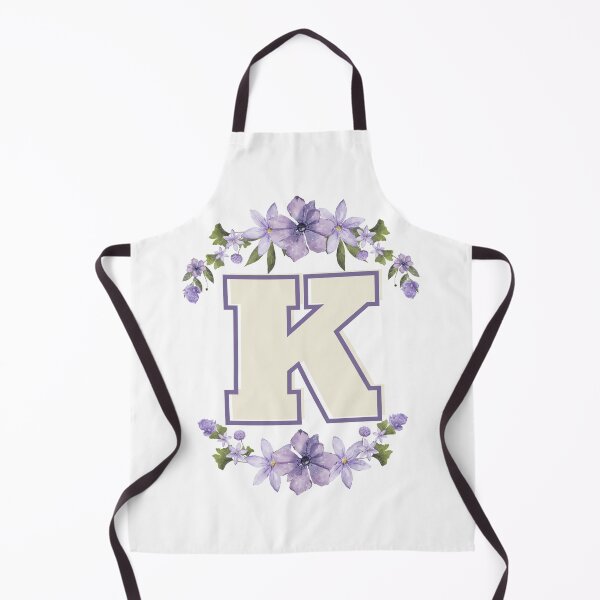 Item preview, Letter K Monogram with Flowers – Elegant Floral Initial Design designed and sold by OmikronStore.