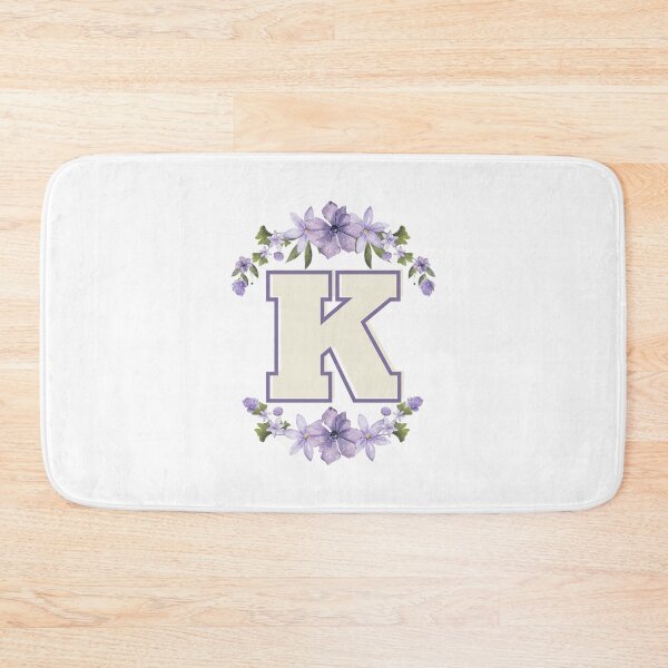 Item preview, Letter K Monogram with Flowers – Elegant Floral Initial Design designed and sold by OmikronStore.