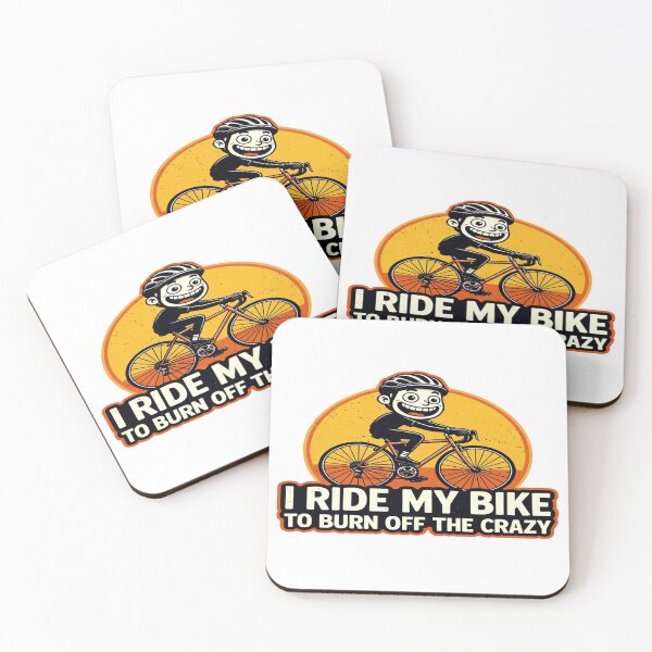 Item preview, I Ride My Bike to Burn Off the Crazy – Cycling Motivation Design | Pogi Challenge 2026 designed and sold by Sushikidsntoddlers.